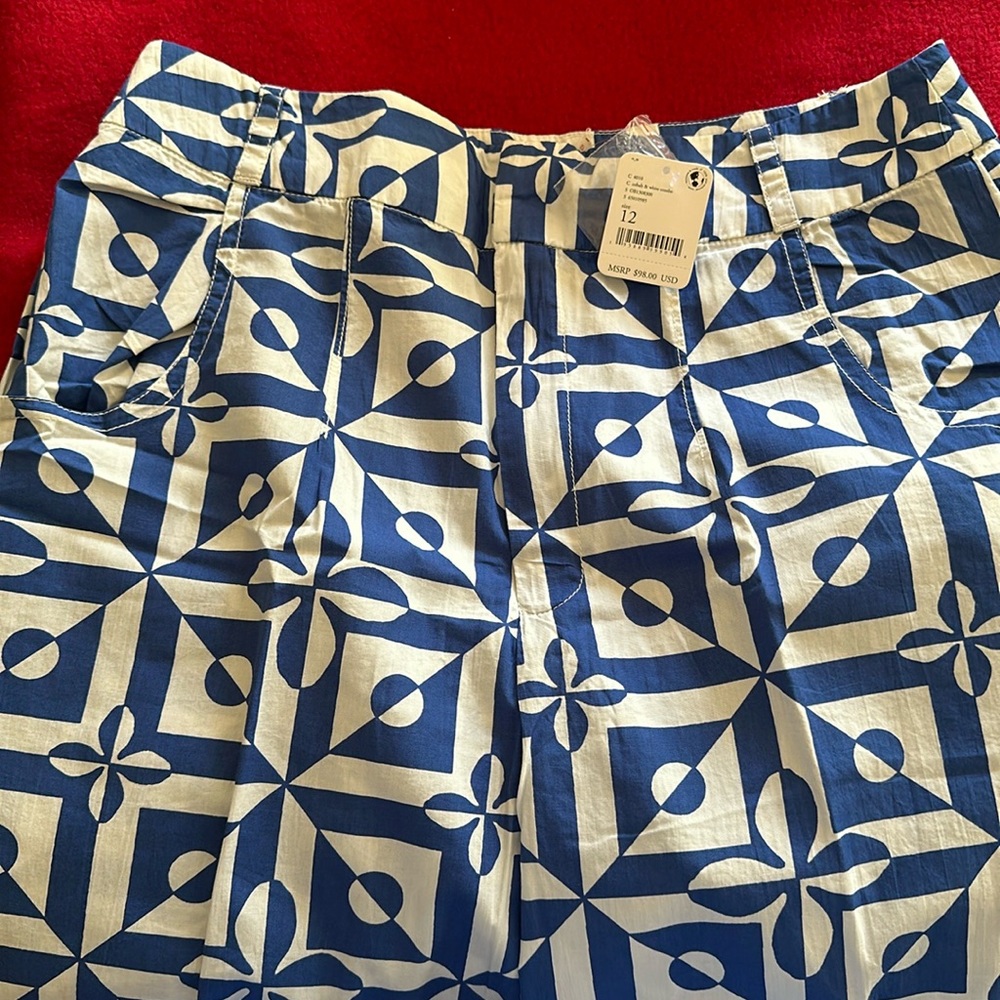 Free People wide legged light weight pants NWT